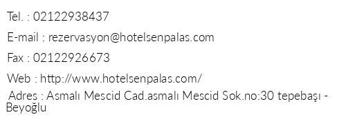Hotel en Palas telefon numaralar, faks, e-mail, posta adresi ve iletiim bilgileri